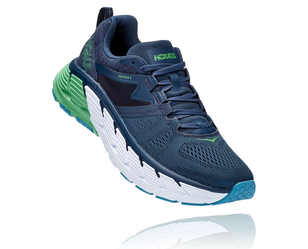 Hoka One One Gaviota 2 Ortopediska Skor Herr Marinblå - SE-9825651